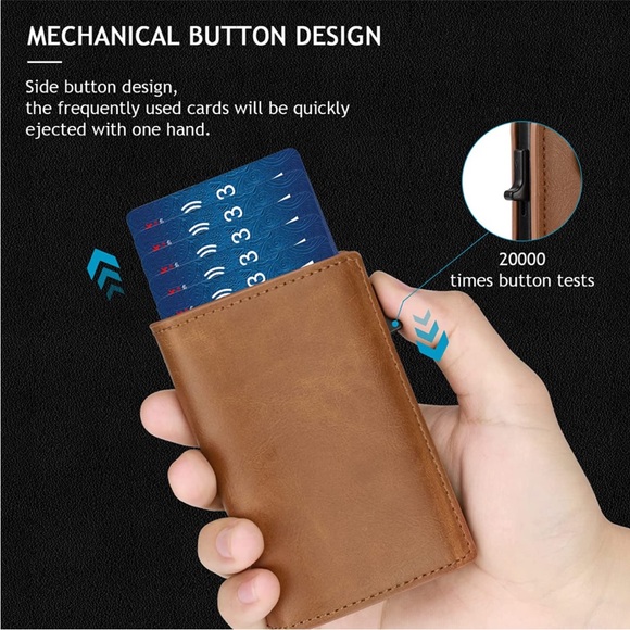 🆕 Mens AirTag Wallet with Money Clip, with Gift Box - Picture 3 of 7